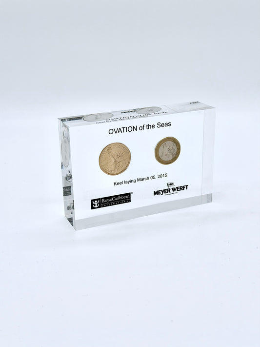 Kiellegungsmünzen OVATION of the Seas
