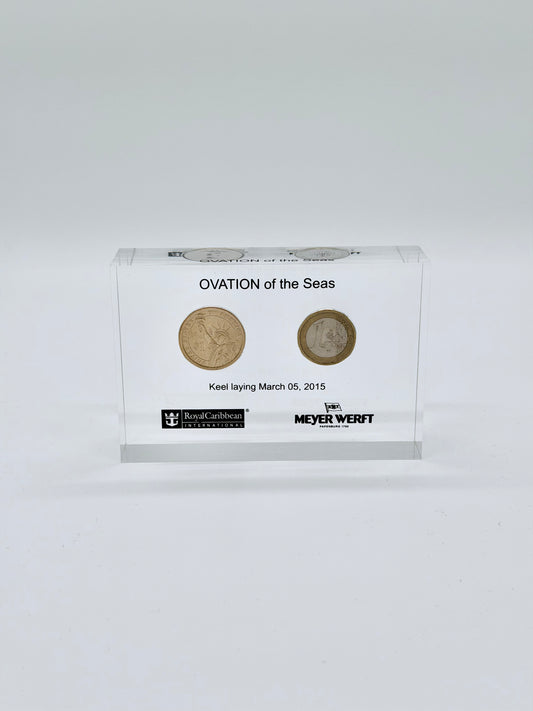 Kiellegungsmünzen OVATION of the Seas
