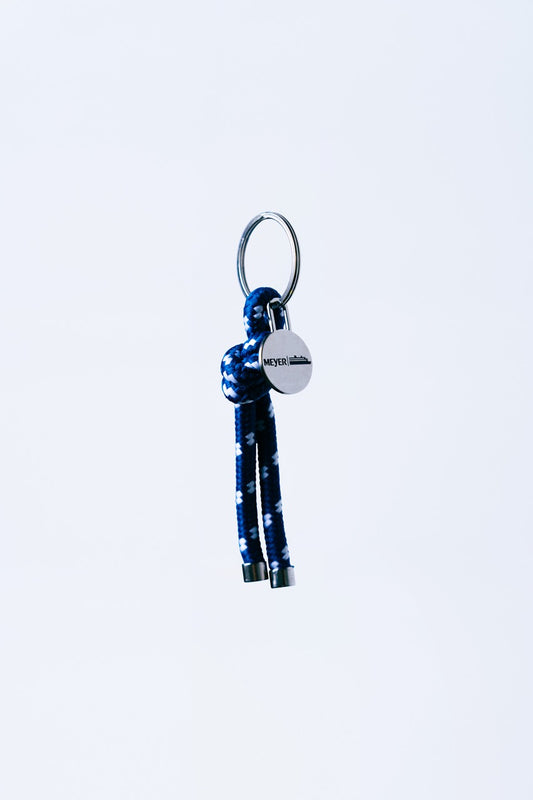 Schlüsselanhänger Knoten mit Einkaufswagenchip