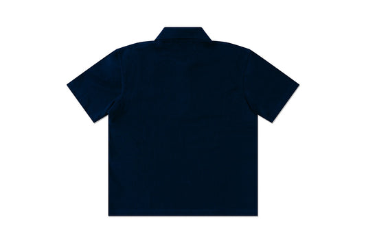 Poloshirt mit weißen Stick 