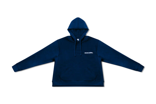 Hoodie blau mit weißen Stick 