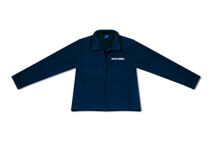 Softshelljacke mit weißen Stick 