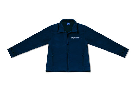 Softshelljacke mit weißen Stick 