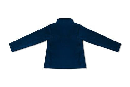 Softshelljacke mit weißen Stick 
