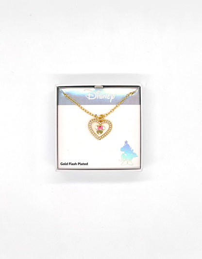 Disney Halskette Minnie, goldfarben Herz