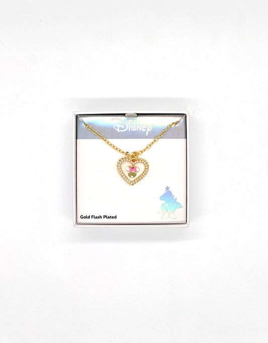 Disney Halskette Minnie, goldfarben Herz